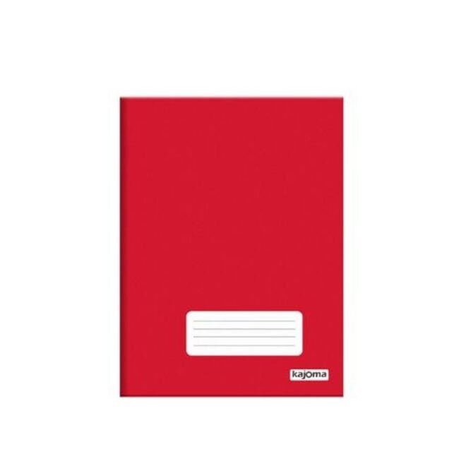 caderno-brochura-vermelho-48-folhas-kajoma