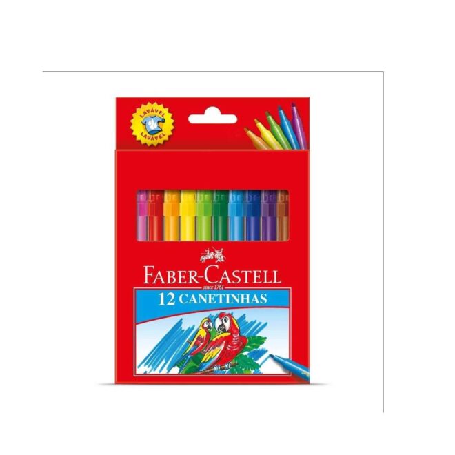 canetinha-faber-castell-lavavel-12-cores
